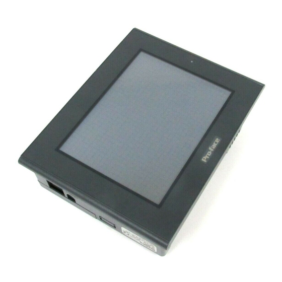 Pro-face GP2500-SC41-24V User Manual
