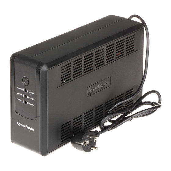 CyberPower UT650EG User Manual