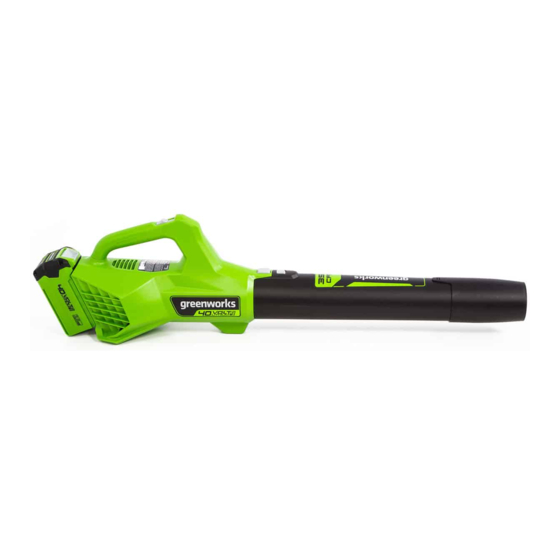 GreenWorks BLF347 Operator's Manual