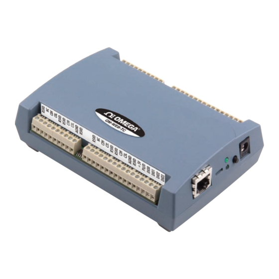 Omega OM-WEB-TC User Manual