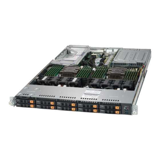 Supermicro SuperServer SYS-1029U-TN10RT Manuals