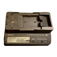 Sony AC V700A User Manual