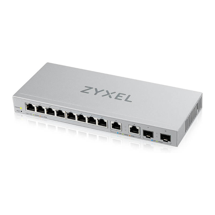 Zyxel XGS1210-12 - 12-Port Web-Managed Switch Quick Start Guide