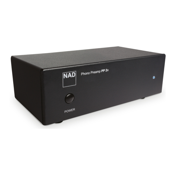 NAD PP2e User Manual