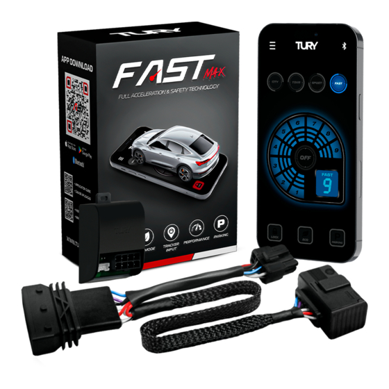 TURY FAST MAX 5 Installation Manual
