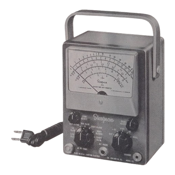 Simpson 311 Operator's Manual