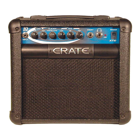 Crate XT10 User Manual