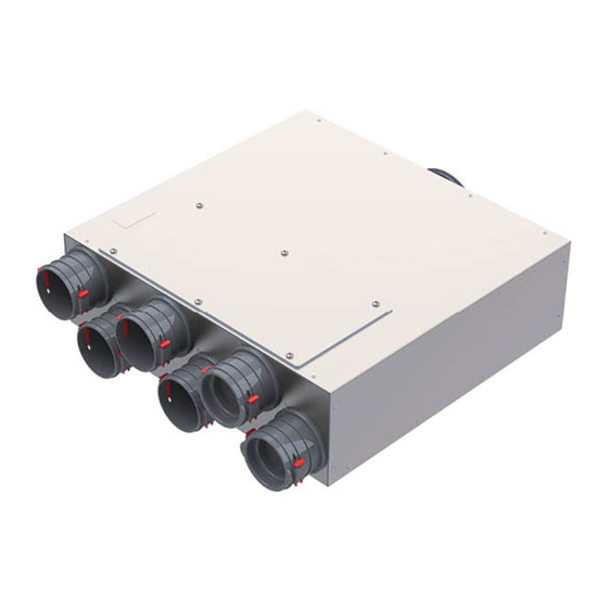 Vallox BlueSky air distribution box 6 outlets Installation