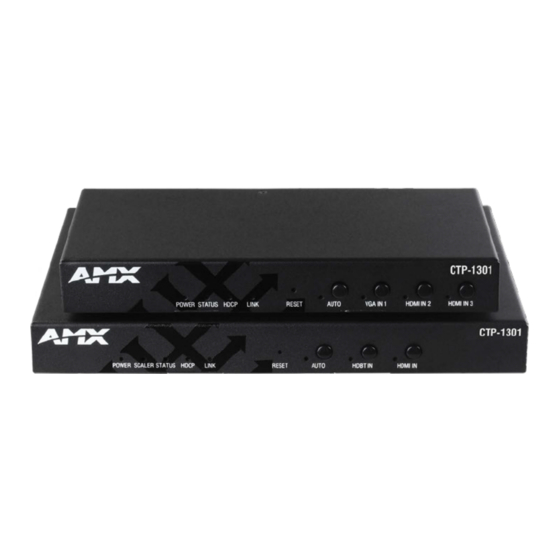 Harman AMX CTP-1301 Manuals