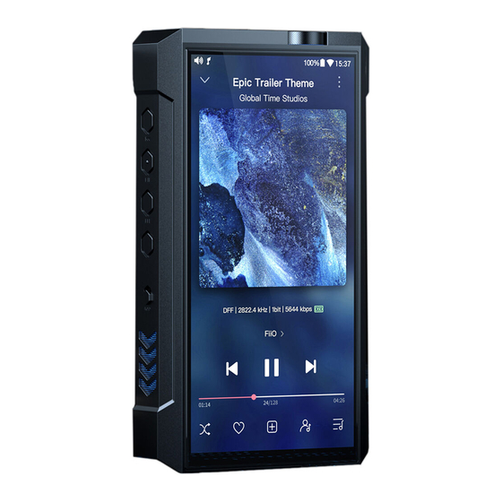 Fiio M17 Manuals