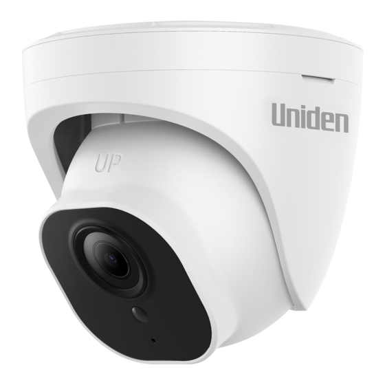 Uniden App Cam 4K Dome Quick Start Manual