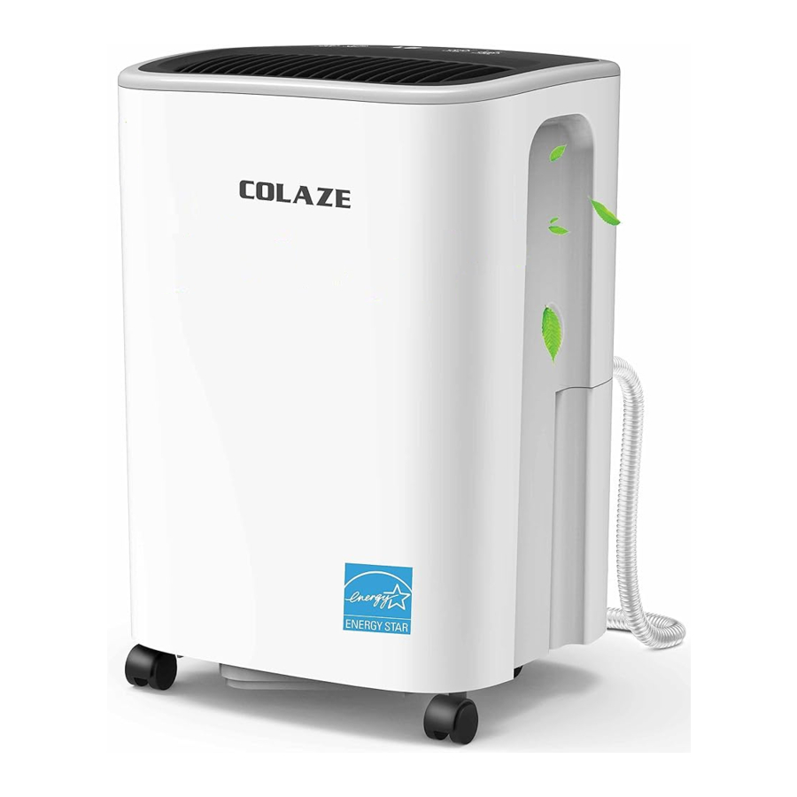 COLAZE DH01 - Dehumidifier Manual