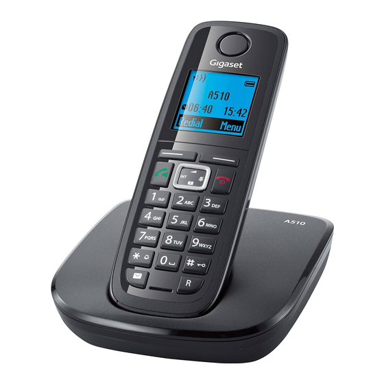 Gigaset A510 User Manual