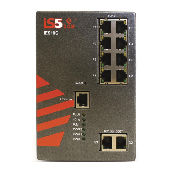 IS5 iES10GF Series Manuals