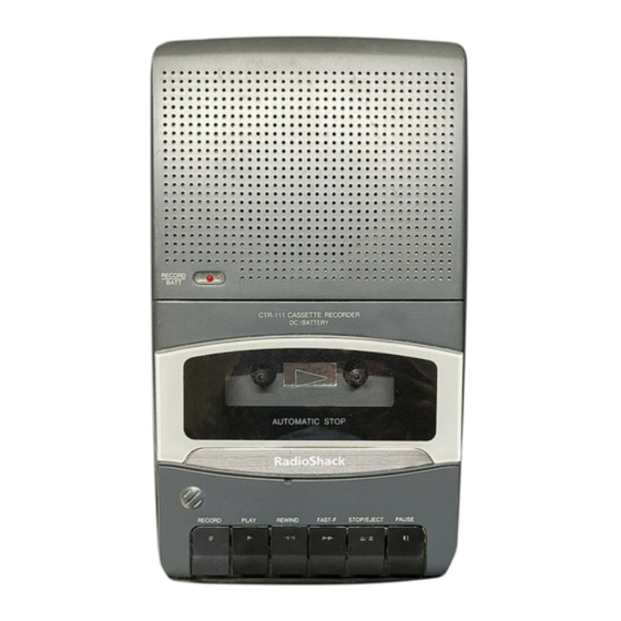 Radio Shack 14-1117 B User Manual