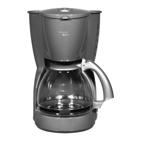 BOMANN KA 157 CB Instruction Manual & Guarantee