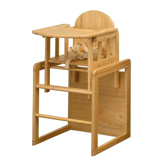 EAST COAST Combination Highchair Assembly And Care Instructions