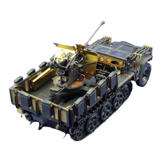 Eduard Sd.Kfz 10/4 with Flak 30 Quick Start Manual