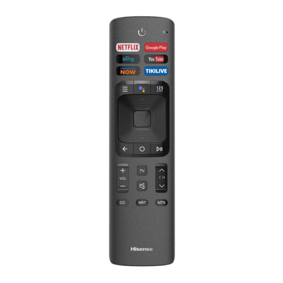 Hisense BRCB0006 Manual