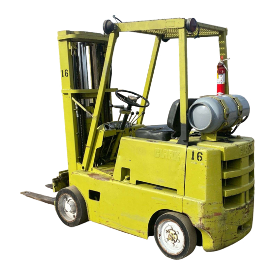 Clark C300 40 Operator's Instruction Manual