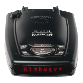 Escort Passport 9500i Brochure & Specs