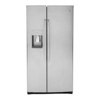 GE SIDE-BY-SIDE REFRIGERATOR 26 Owners And Installation Manual