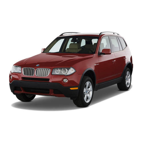BMW 2007 X3 3.0si Service And Warranty Information