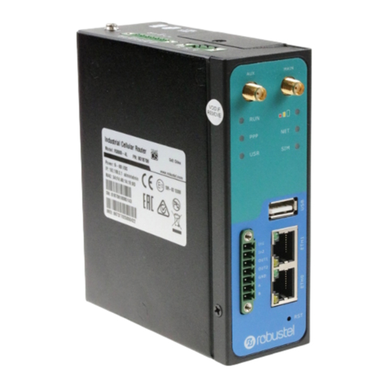 Robustel GoRugged R3000 Quick Start Manual
