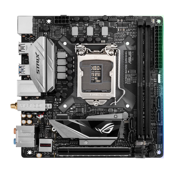 User Manuals: Asus STRIX B250I GAMING Motherboard