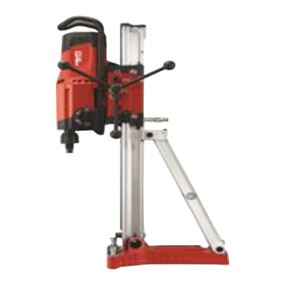 Hilti DD 250 Operation Instructions Manual