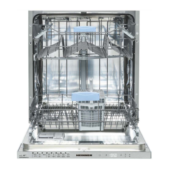 User Manuals: Heinner HDW-BI6082TA++ Dishwasher