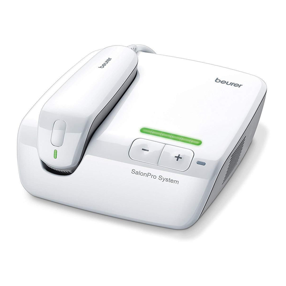Beurer SalonPro IPL 9000 Instructions For Use Manual
