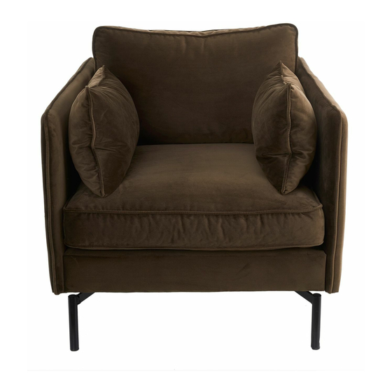 pols potten Fauteuil PPno.2 fabric smooth 555-020 Series Instruction Manual