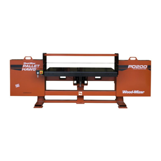 Wood-mizer PD200G19-S Safety, Operation, Maintenance & Parts Manual