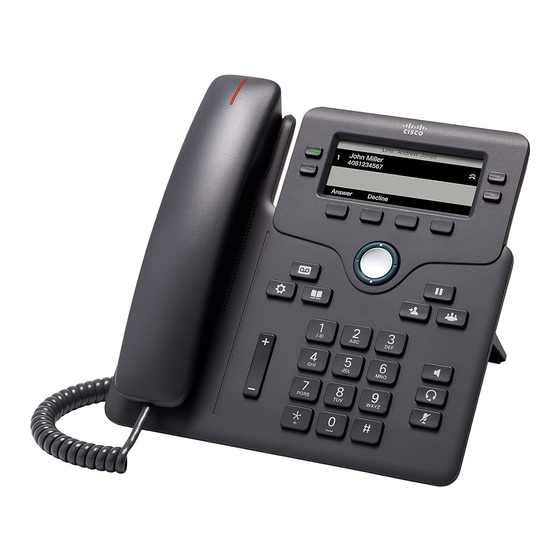 Masergy Cisco 6851 Quick Start Manual