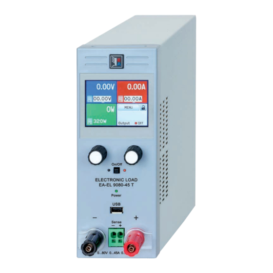 Electro-Automatik EL 9000 T Operating Manual