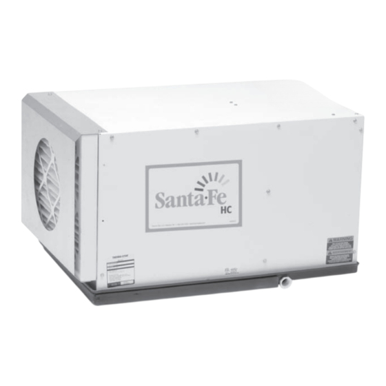Therma-Stor Santa Fe HC Installer's & Owner's Manual