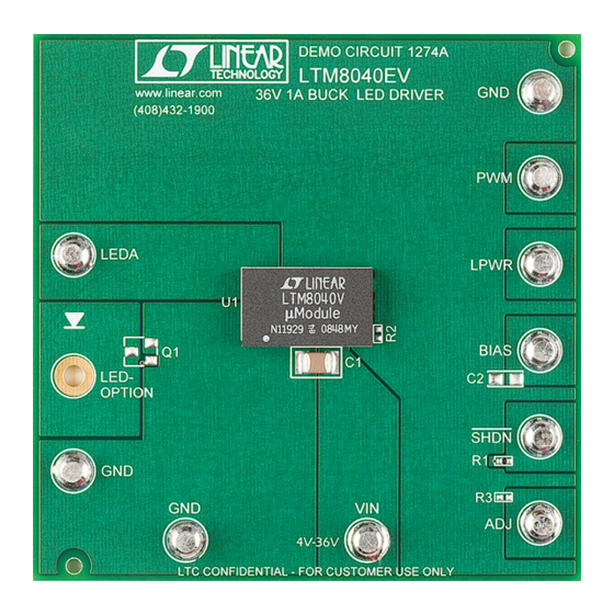 Linear Technology DC1274A Demo Manual