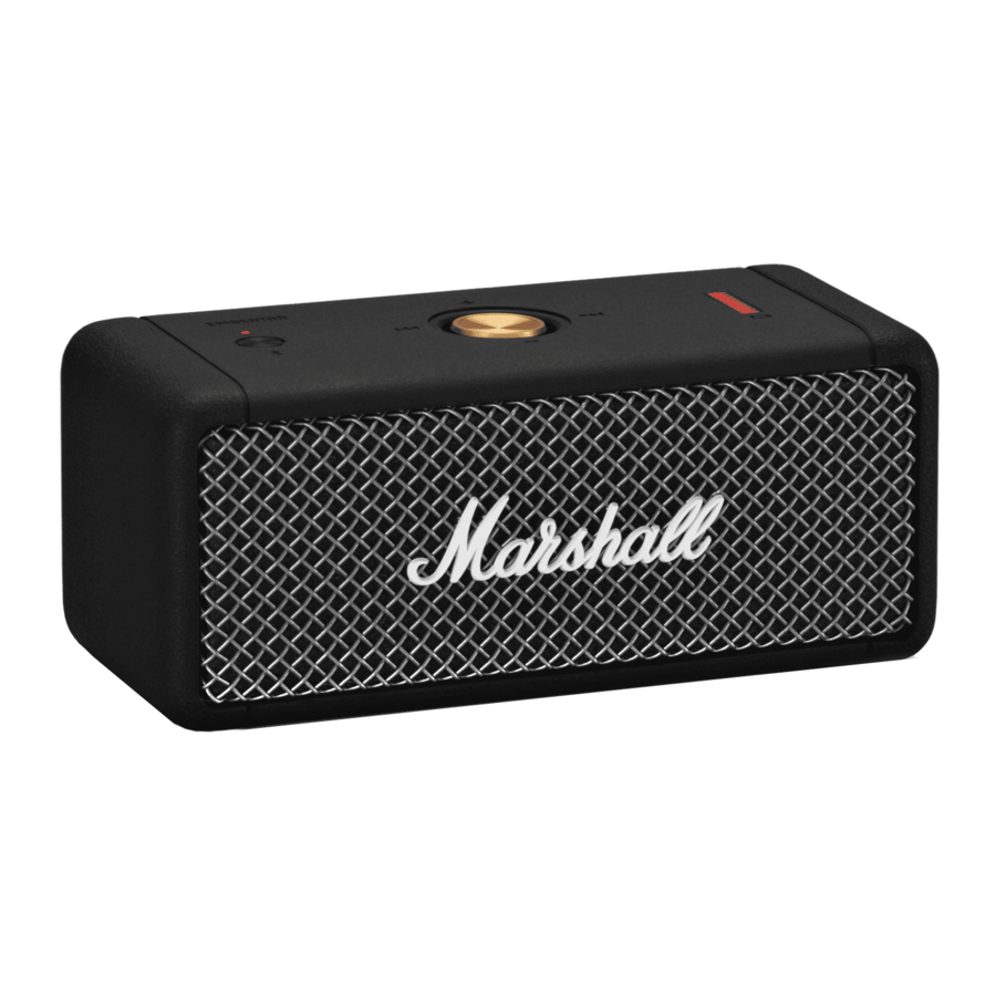 Marshall Emberton - Portable Loudspeaker Manual