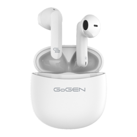Gogen TWS BAR 02 Manual