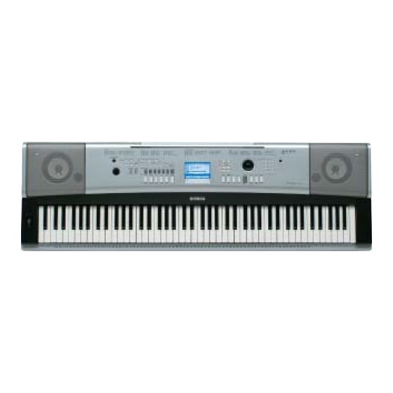 Yamaha Portable Grand DGX-520 Manuals