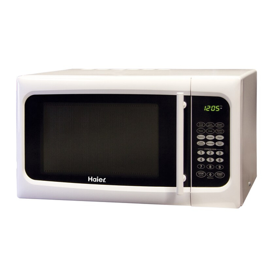 Haier MWM0925TW User Manual