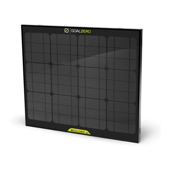 GOAL ZERO Boulder 30m Reference Manual