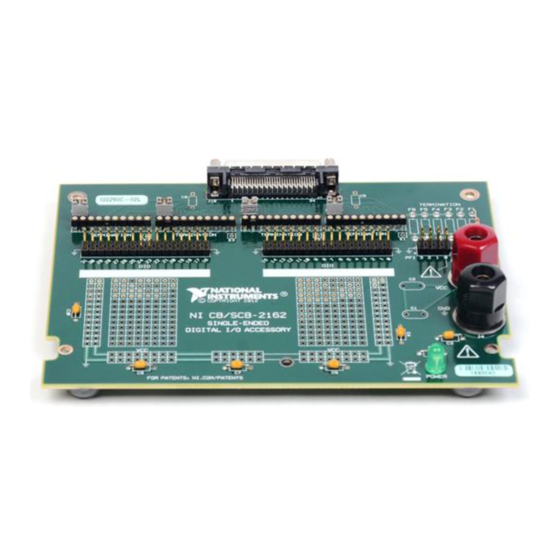 National Instruments NI CB-2162 User Manual