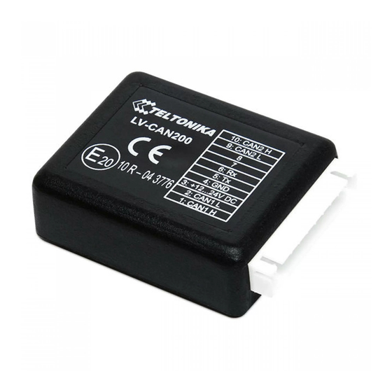 Teltonika FM1100 Manual