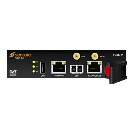 Sencore VB2 Series User Manual