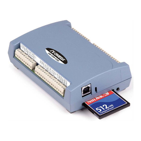 Omega OM-USB-5203 User Manual