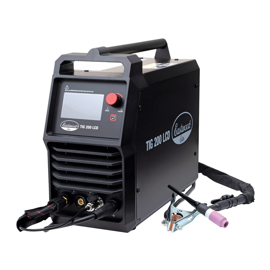 Eastwood TIG 200 LCD Manuals