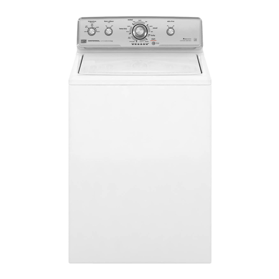 MAYTAG TOP LOADING WASHER W10338661A USE AND CARE MANUAL Pdf Download