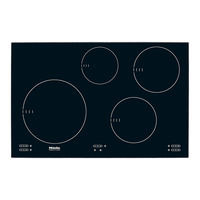 Miele CERAMIC COOKTOP WITH INDUCTION KM 5753 Operating And Installation Instructions